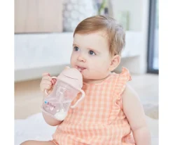 Taza con Pajita Flexible Blush