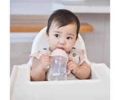 Taza con Pajita Flexible Blush