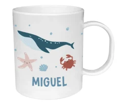 Taza de Plástico Personalizada Ocean