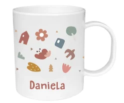 Taza de Plástico Personalizada Geometric Nature
