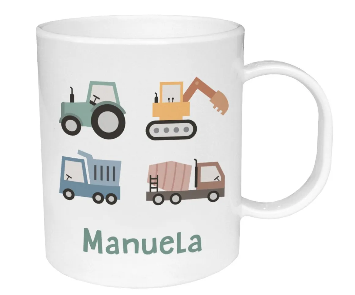 Taza de Plástico Personalizada Trucks