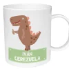 Taza de Plástico Personalizada Dinosaurio