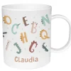 Taza de Plástico Personalizada Funny Letters
