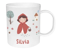 Taza de Plástico Personalizada Little Red