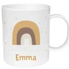 Taza de Plástico Personalizada Arcoíris Mostaza