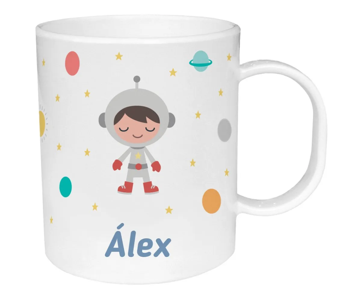 Taza de Plástico Personalizada Espacio