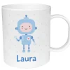 Taza de Plástico Personalizada Robot