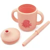 Taza de Silicona con Pajita Pulpo 120ml