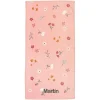 Toalla de Playa Pequeñas Flores Rosas