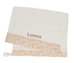 Toalla Guardería Mini Wild Flower Personalizable