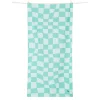 Toalla Playa Extra Large Microfibra Summer Check Verde Personalizable