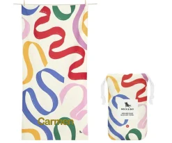 Toalla Playa Large Microfibra Cabana Doodle Mood Personalizable