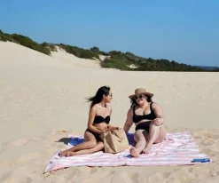 Toalla Playa XXL Microfibra Cabana Rosa Pastel Personalizable