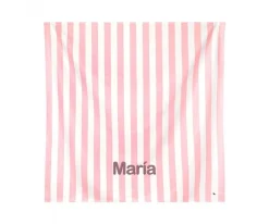 Toalla Playa XXL Microfibra Cabana Rosa Pastel Personalizable