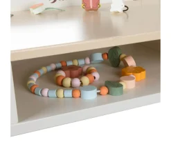 Tocador con Espejo y Taburete