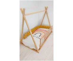 Trenza Protector Algodón Gris 180 cm