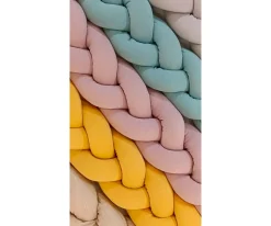 Trenza Protector Algodón Menta 180 cm