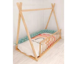 Trenza Protector Algodón Rosa 180 cm