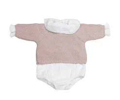 Tricot Jersey, Ranita y Body Bambula Pink