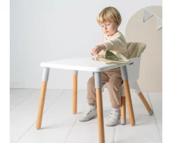 Trona 2 en 1 Mesa y Silla Infantil Kombo Beige