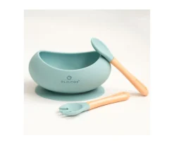Vajilla 3 Piezas Silicona Sage