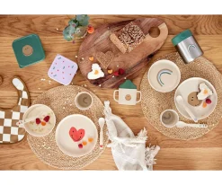 Vajilla Infantil 4 Piezas Happy Smile Blue