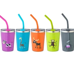 Vaso Termo Hermético con Pajita TEMP Tumbler Araña Grey