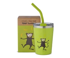Vaso Termo Hermético con Pajita TEMP Tumbler Mono Lime