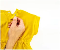 Vestido Rizo Mostaza