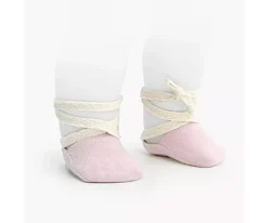 Zapatillas de Baile con Cordones Rose Pâle